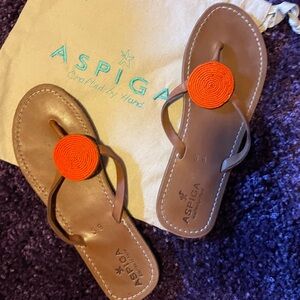 Aspiga sandals brown 39